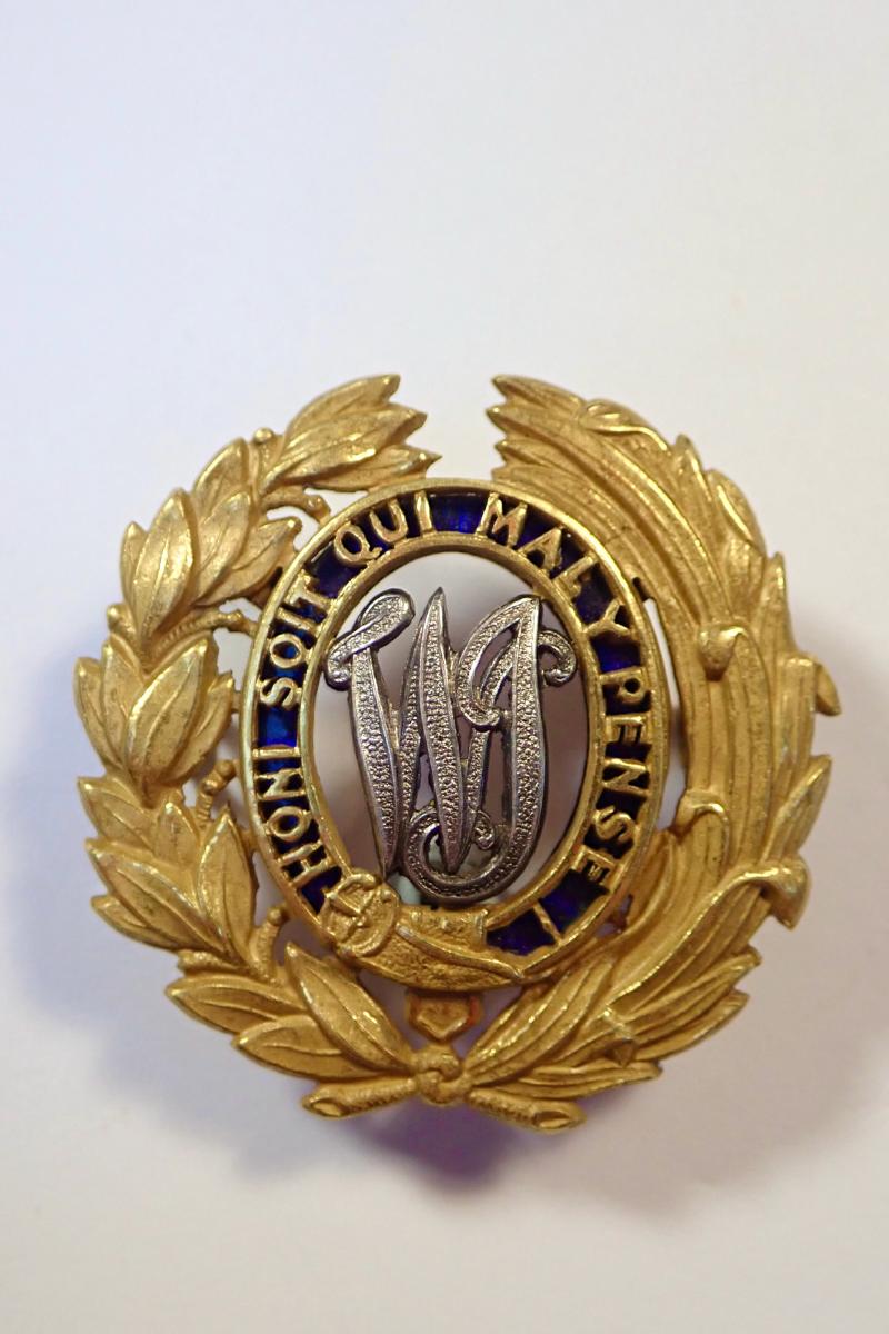 West India Regiment Post 1881 Officers Pagri Badge.