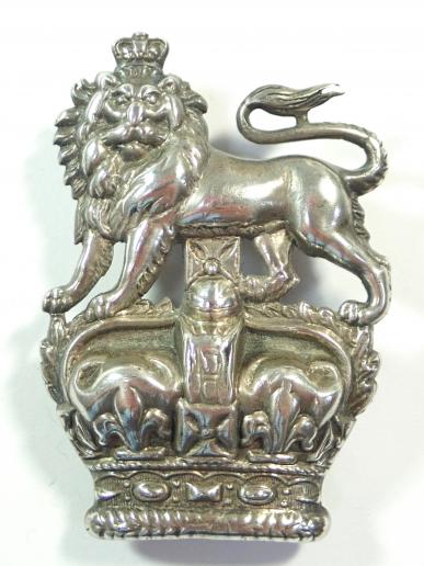 1st Royal Dragoons Victorian NCO's Hallmarked (1897) Silver Arm Badge.
