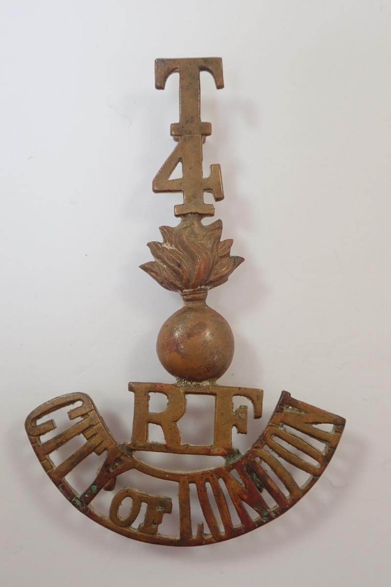 T/4/Grenade/RF/CITYofLONDON One Piece Shoulder Title.