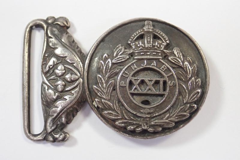 India: XX1 (21st) Punjabis Part Belt Buckle.