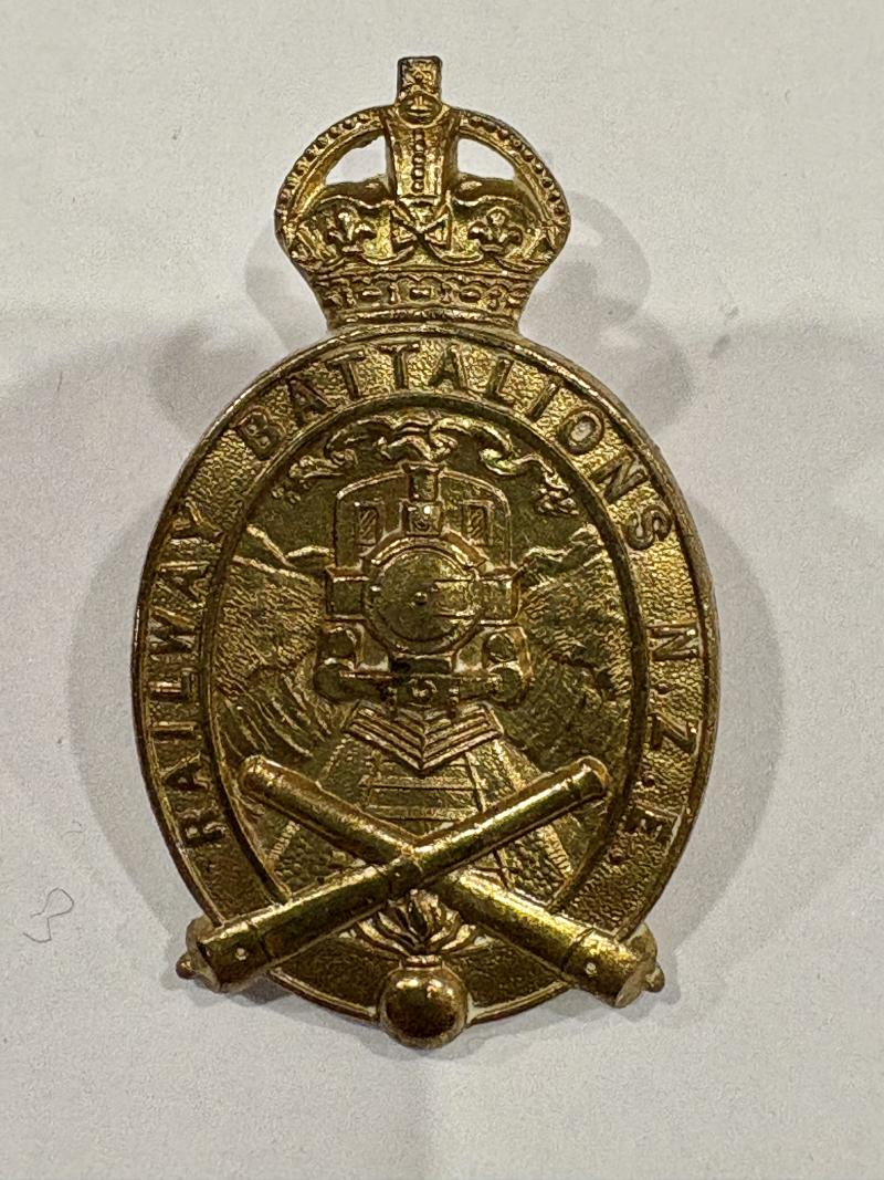 New Zealand: Railway Battalions N.Z.E. Cap badge