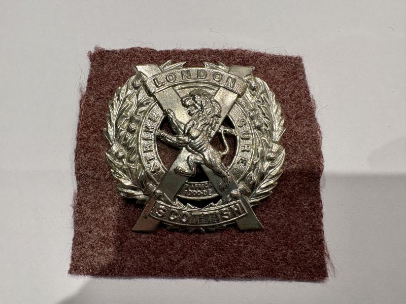 London Scottish Glengarry Badge