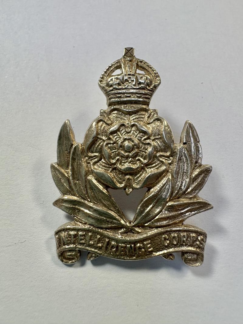 Silvered Intelligence Corps Sweetheart Brooch