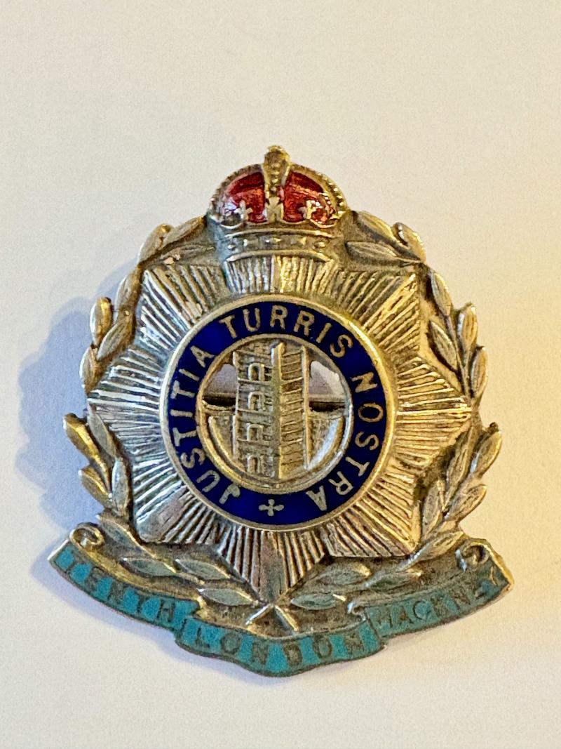 Rare C. WW1 10th London Hackney Sweetheart Brooch