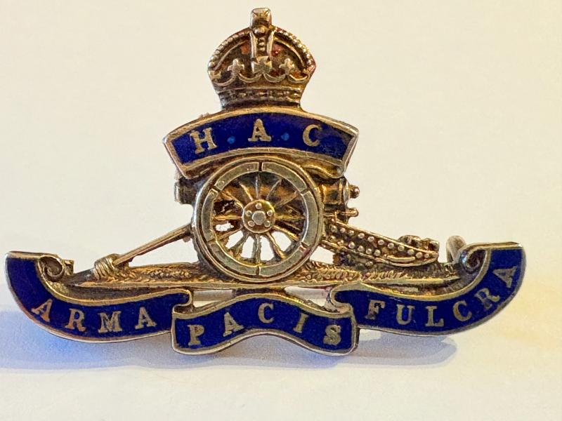 H.A.C. Honorable Artillery Company Silver Sweetheart Brooch