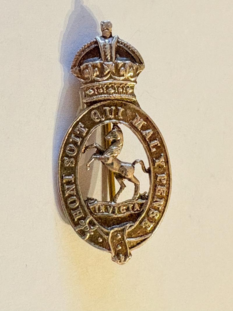 Royal West Kent K.C. Sweetheart Brooch