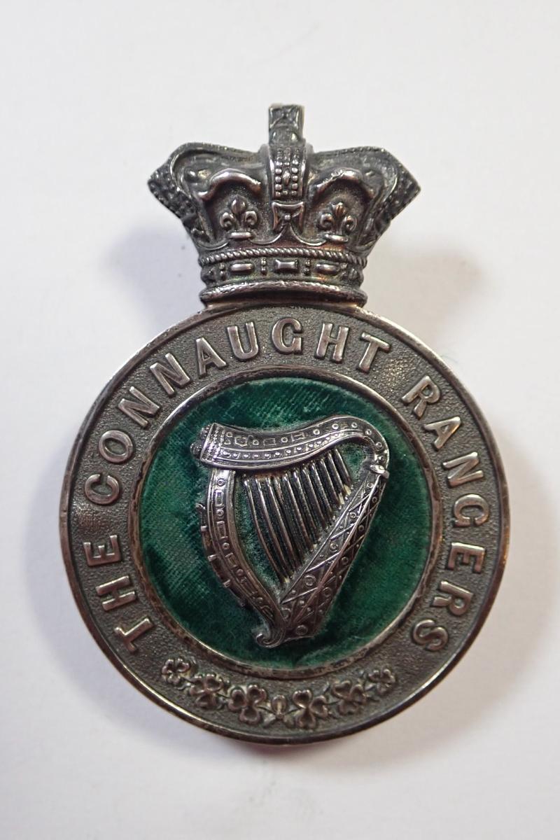 Connaught Rangers Victorian Officers (1881-1898) Glengarry Badge.