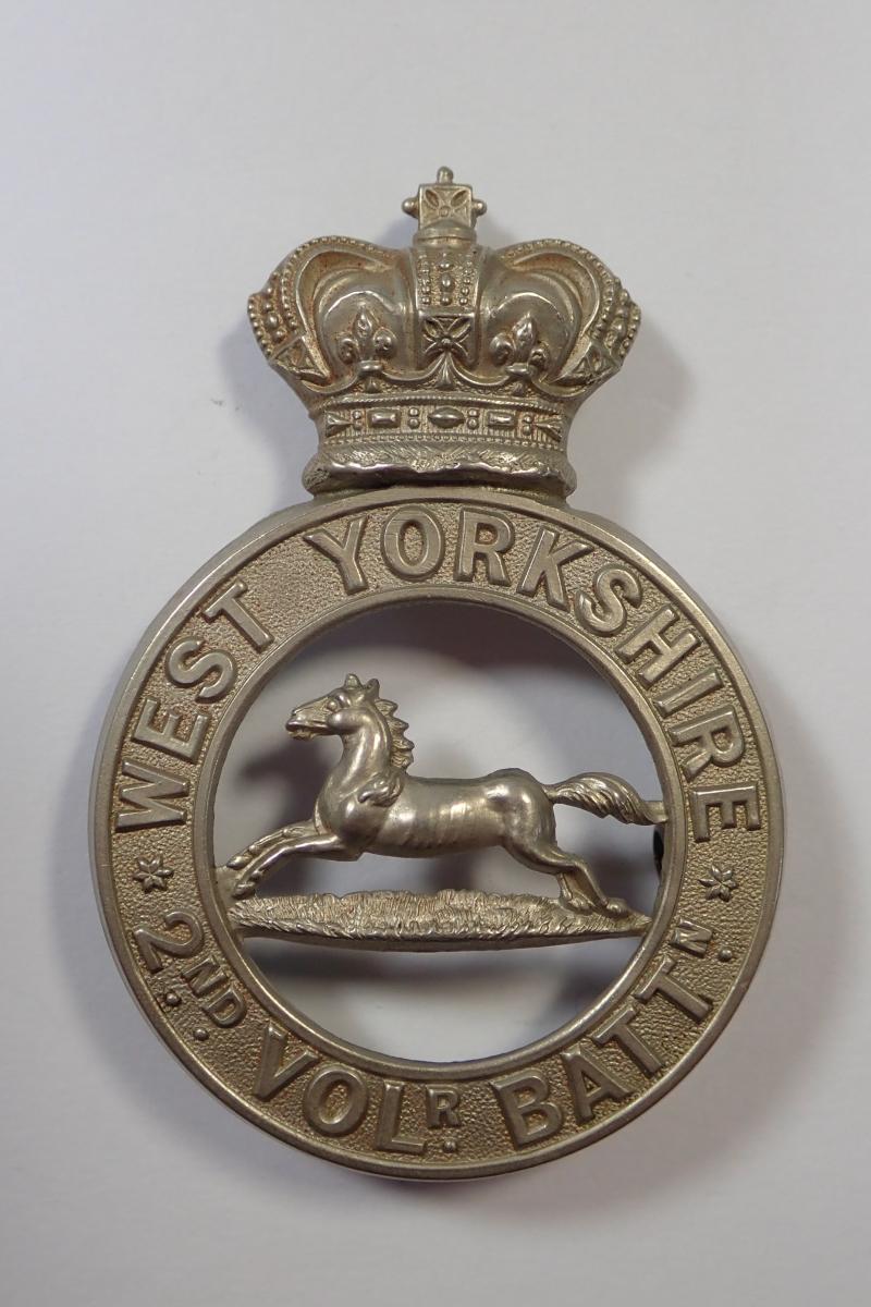 2nd Volunteer Battalion West Yorkshire Regiment Victorian Glengarry Badge.