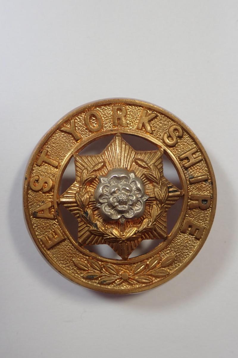 East Yorkshire Regiment Pre 1913 Helmet Plate Centre.