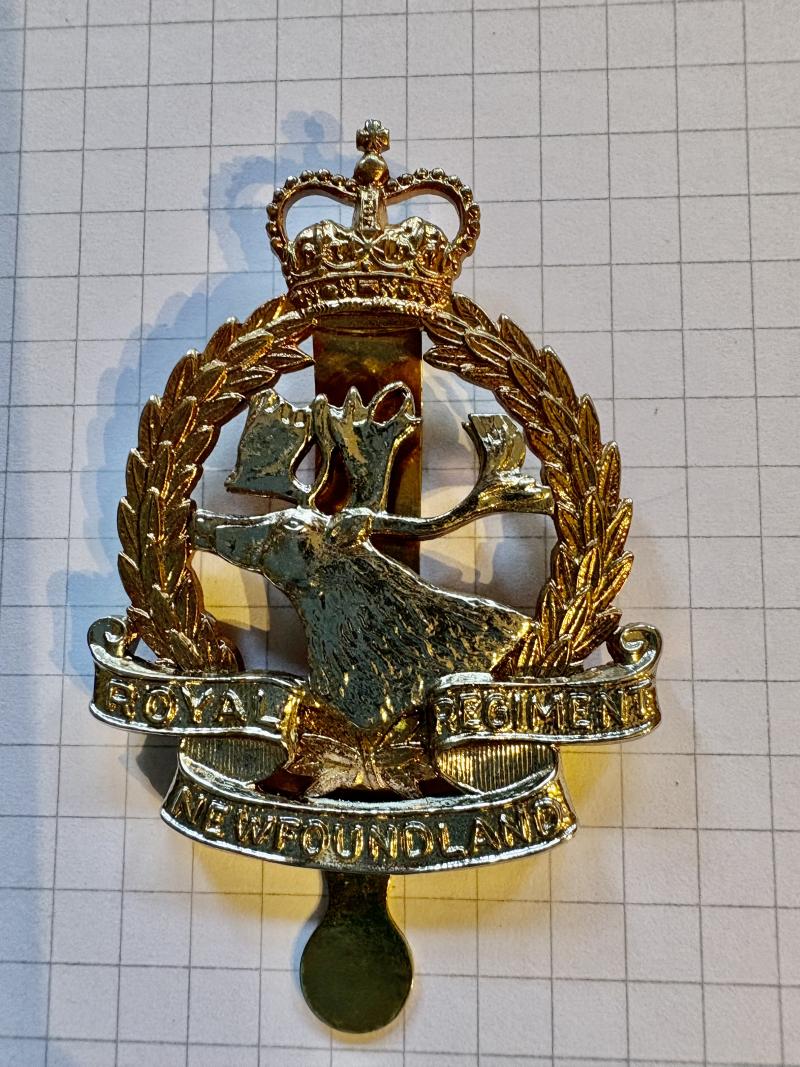 Royal Newfoundland Regiment. Canadian Cap Badge