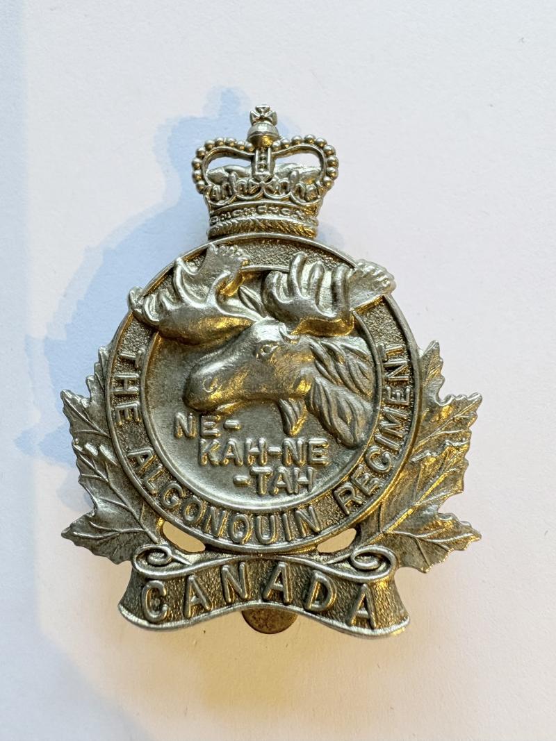 Canadian Cap Badge. The Algonquin Regiment