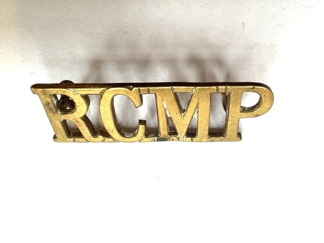 RCMP Obsolete Shoulder Title Royal Canadian Mounted Police