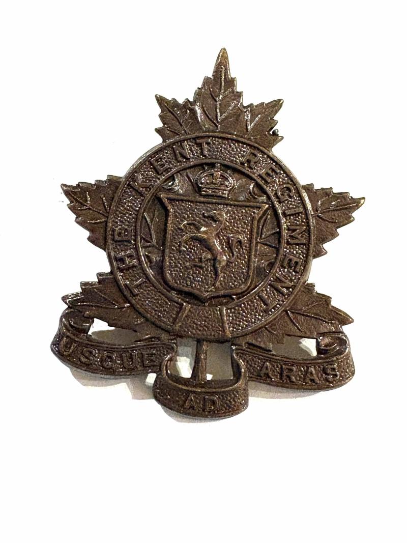 Candian Cap Badge The Kent Regiment