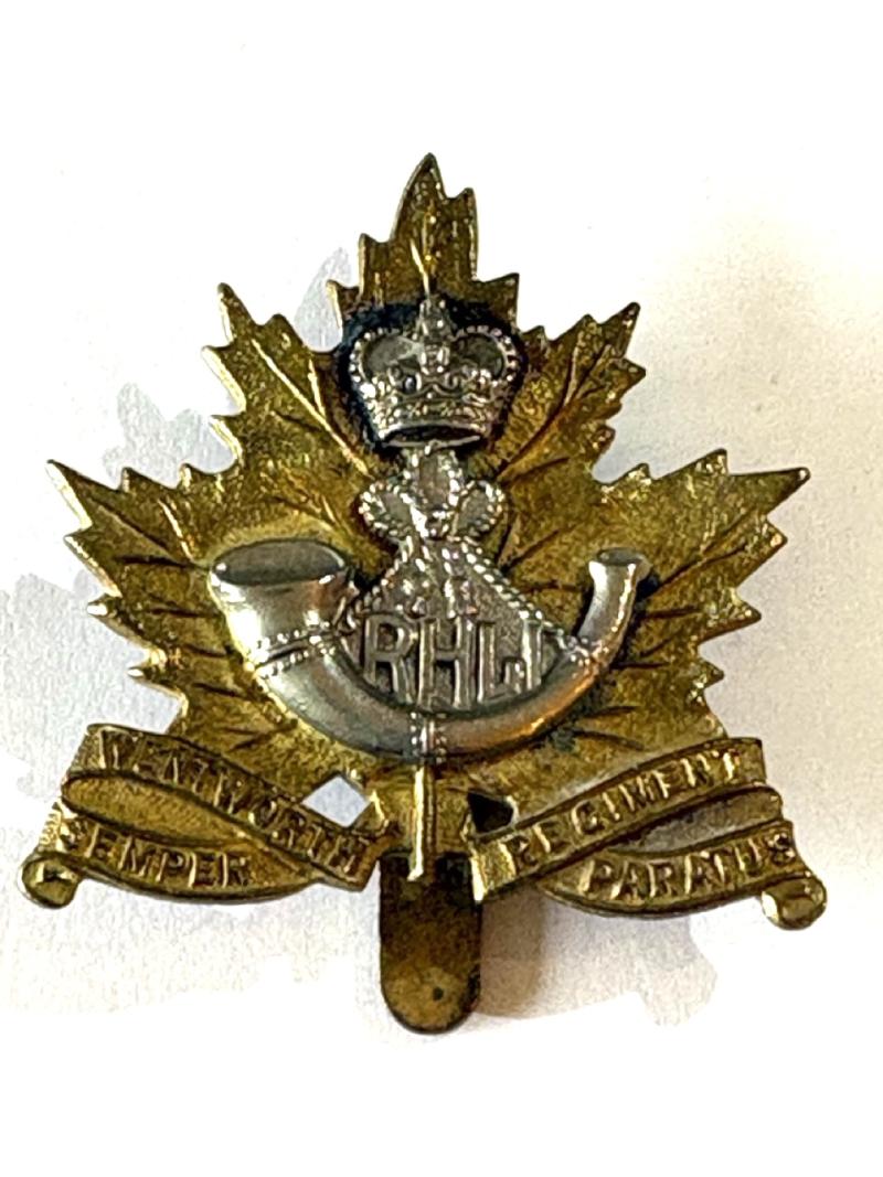 Canada: Wentworth Regiment Original Cap Badge.