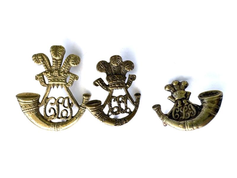 3 CEYLON Light Infantry Badges