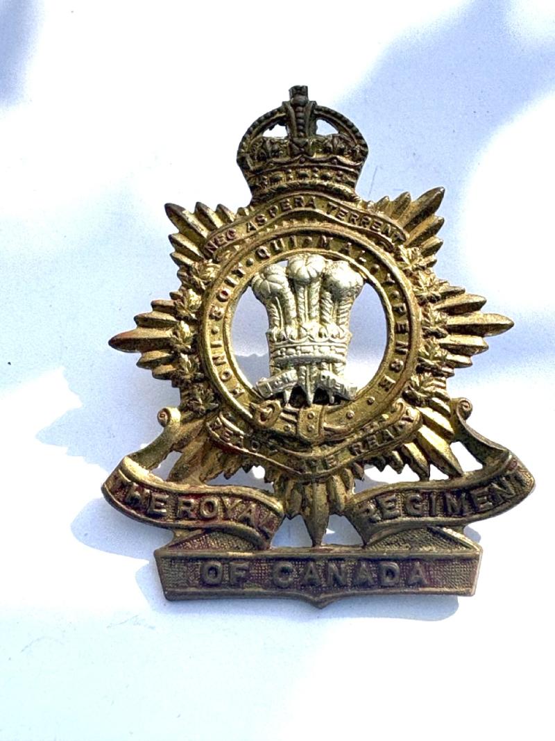 Canadian Cap Badge: The Royal Regiment of Canada