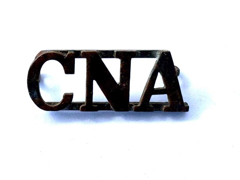 CNA Shoulder Title CADET NORFOLK ARTILLERY - Scarce