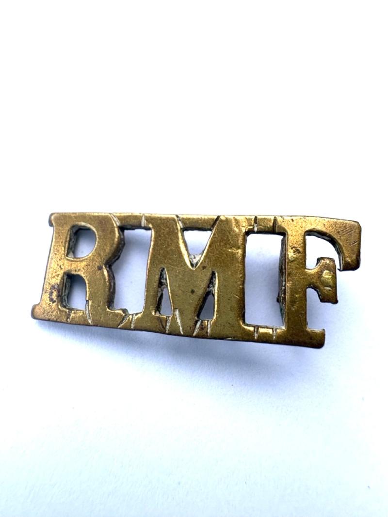 RMF. Royal Munster Fusiliers Shoulder Title.