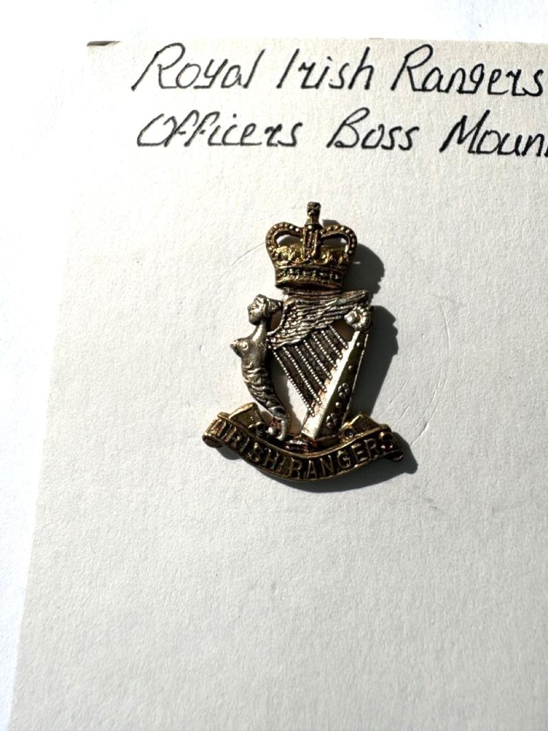 Royal Irish Rangers Officer's Boss Mount