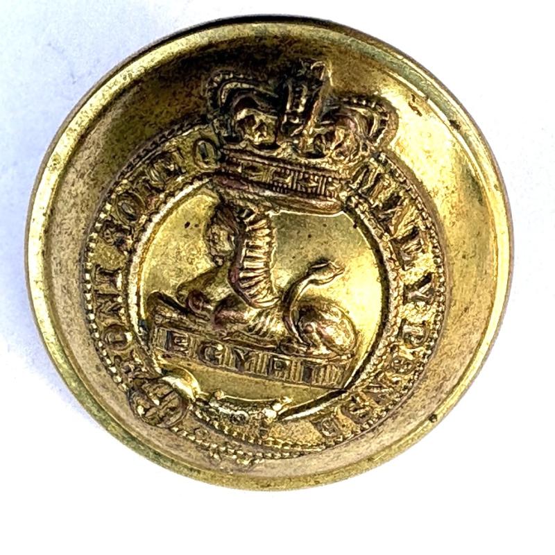 Gilt Victorian Manchester Regiment Large Button by Jennens & Co London